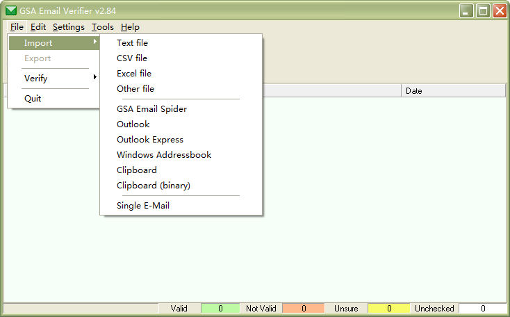 gsa email verifier邮件工具v2.92 电脑版(1)