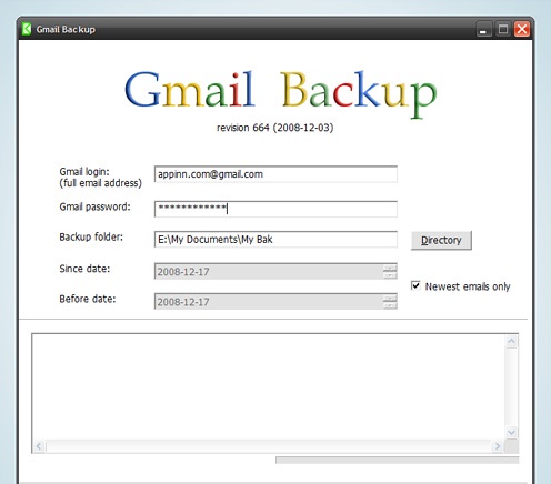 gmail backup邮箱备份v3.0 电脑版(1)