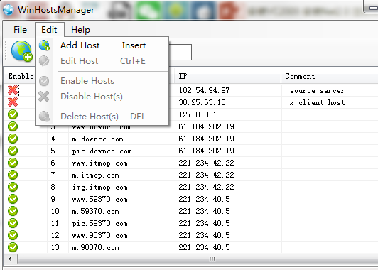 hosts manage软件