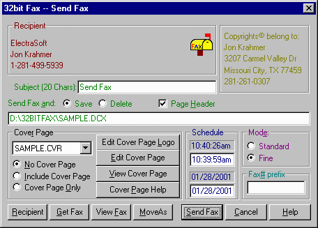 fax mail network