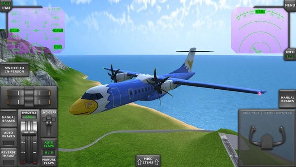 涡轮螺旋桨飞行模拟器中文版破解版v1.28 安卓版(2)