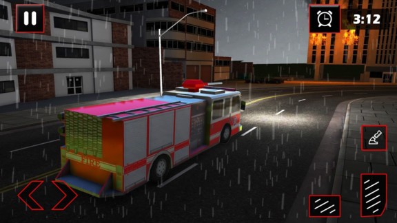 消防车城市救援模拟器游戏