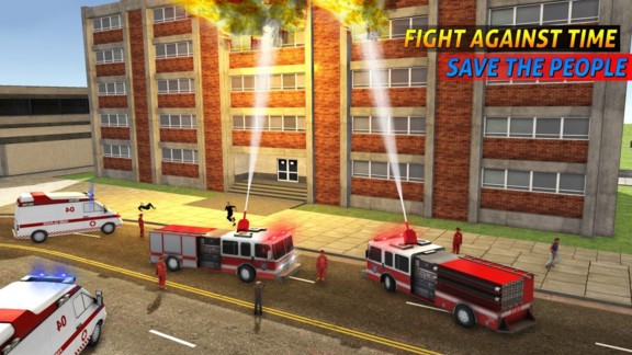 消防车城市救援模拟器游戏(3)