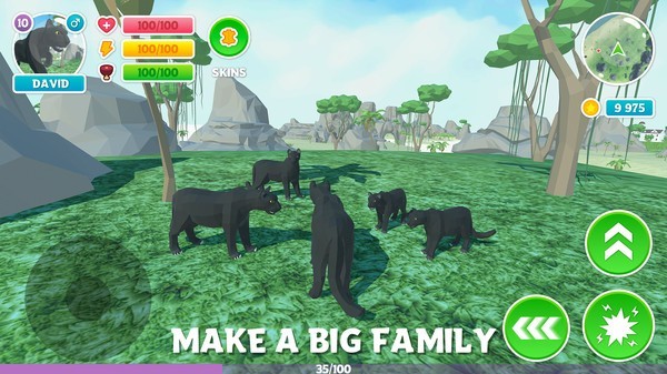 野生黑豹模拟器3d游戏