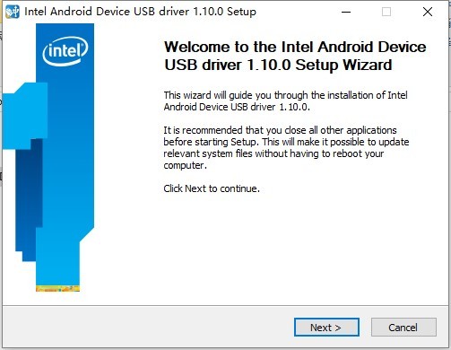 Intel Android device usb driver软件