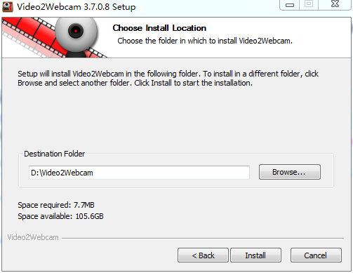 video2webcam官方版v3.7.0.8 最新版(1)