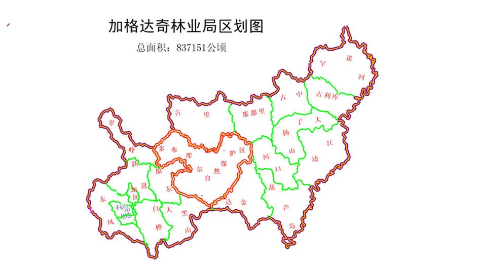 加格达奇地图高清全图