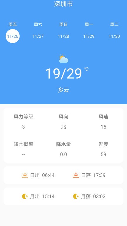 美美天气预报appv1.3.7 安卓版(2)