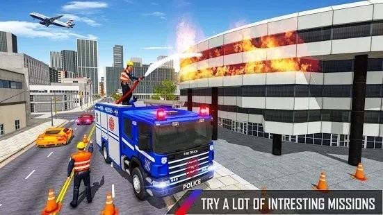 消防车救护车警车模拟器手机版v1.8 安卓版(2)