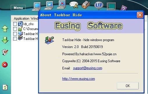 taskbar hide窗口隐藏工具v3.0 最新版(1)