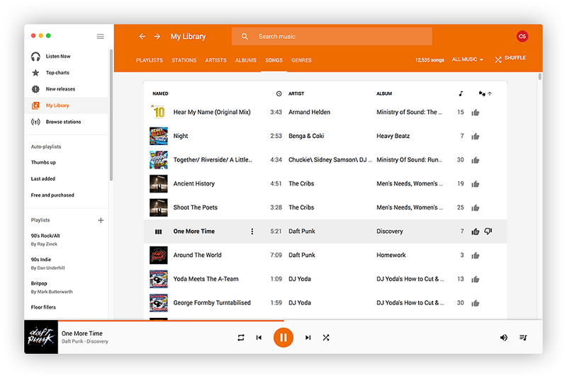 谷歌音乐播放器for mac版(google play music)v3.5.0 苹果版(1)