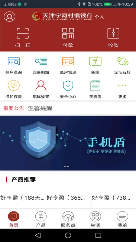 天津宁河村镇银行appv2.5.1 安卓版(1)