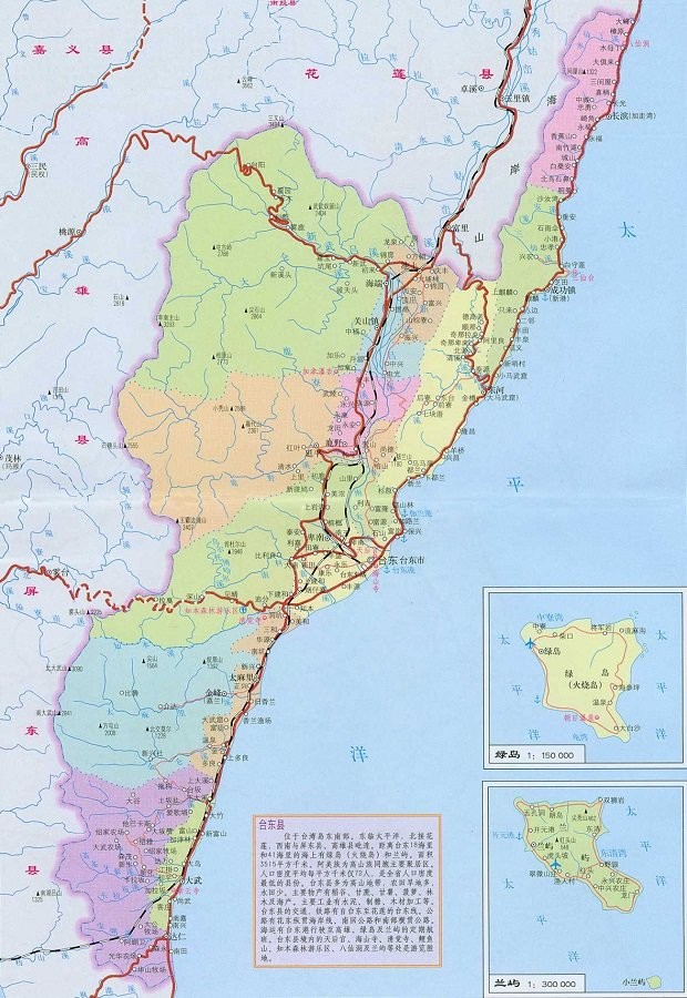 台东地图全景图
