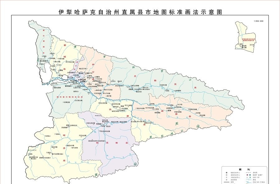 新疆伊犁地图全图可放大