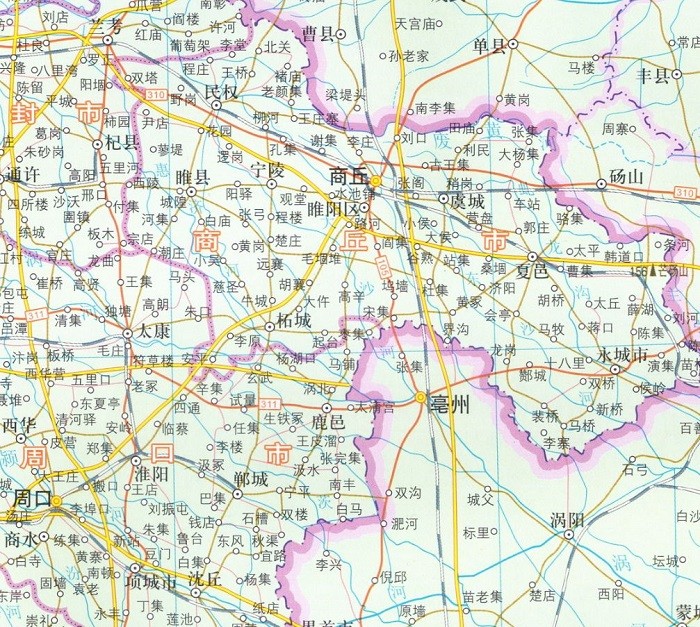 虞城县地图全图高清版下载