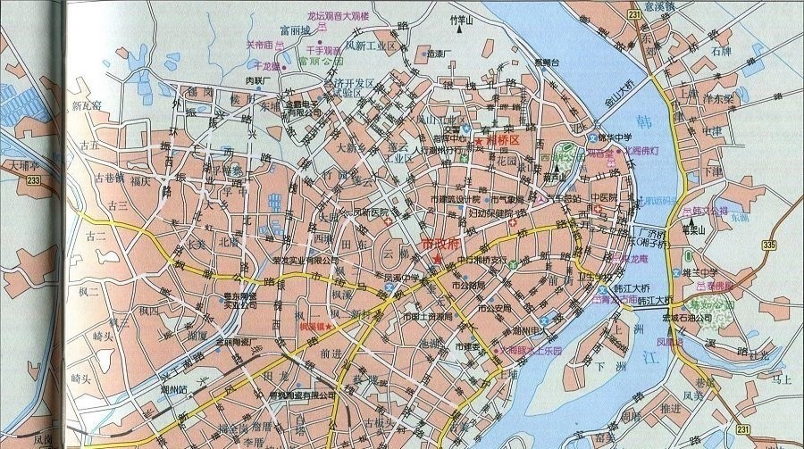 广东省潮州市潮安区地图全图可放大(1)