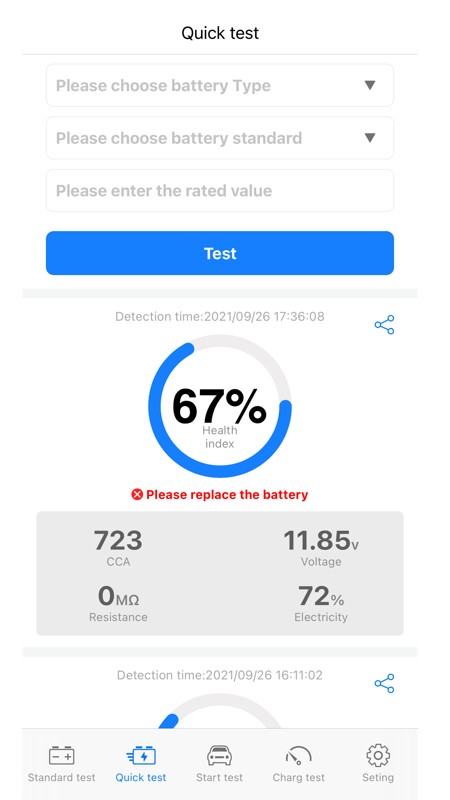Konnwei Battery Tester电池诊断appv1.3.5 安卓版(1)