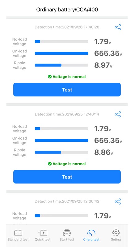 Konnwei Battery Tester电池诊断appv1.3.5 安卓版(3)