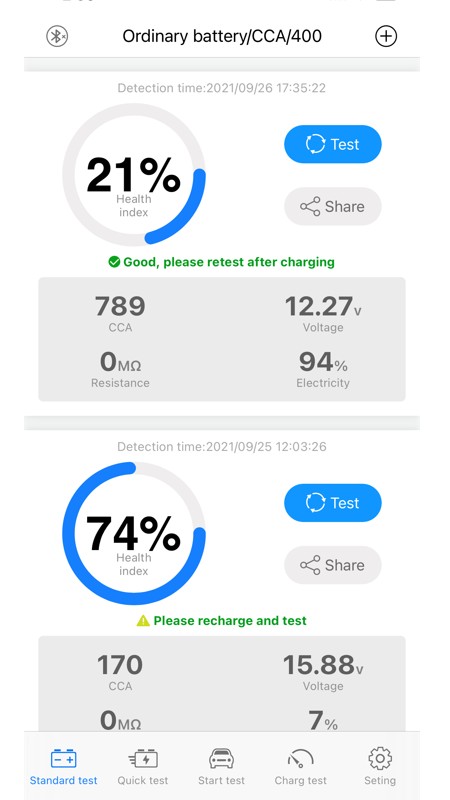 Konnwei Battery Tester电池诊断app(4)