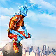暴風雪超級英雄Snow Storm Superhero