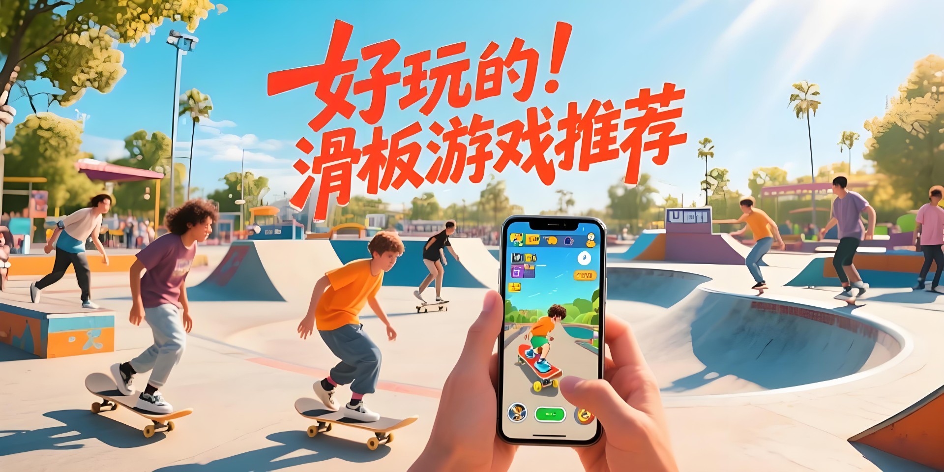 好玩的滑板游戏