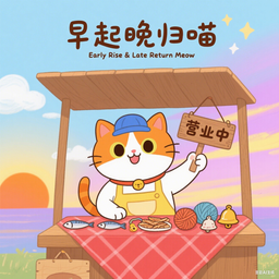 早起晚歸喵