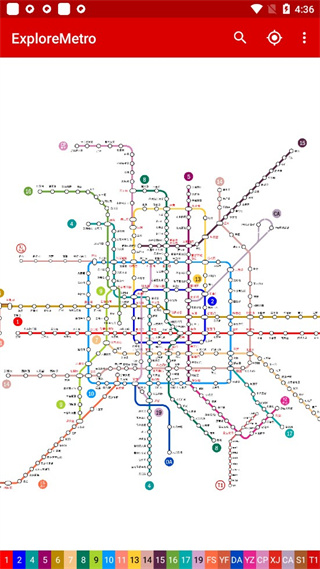北京地铁线路图(2)