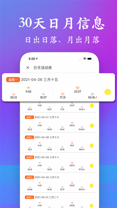 潮汐表(1)