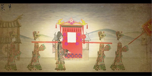皮影京剧锁麟囊(3)