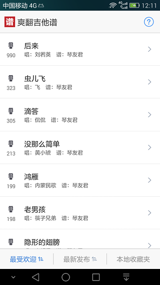爽翻吉他譜(1)