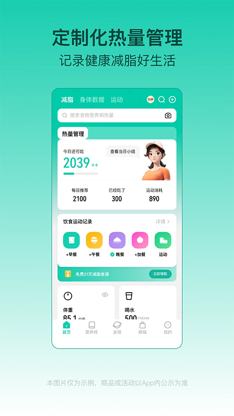 熱量減肥法健身(1)