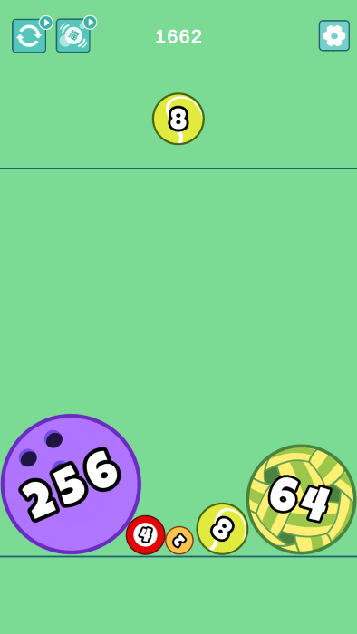 2048合并球(3)