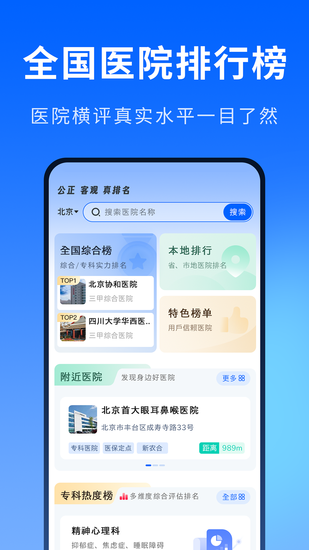 医院排行榜(4)