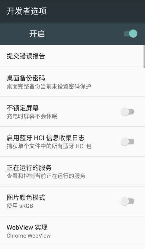 开发者选项(1)