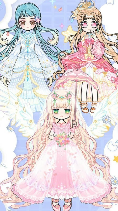 托卡粉彩少女换装(1)