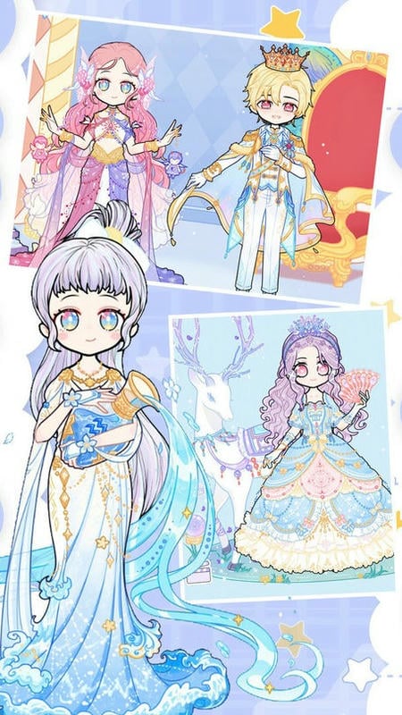 托卡粉彩少女换装(3)