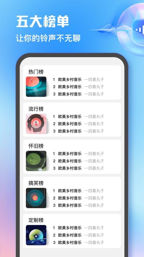 熱門免費鈴聲(1)