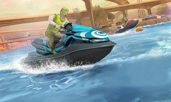 模拟水上特技摩托(2)