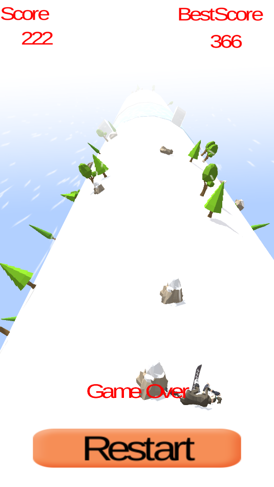 滑雪道跑步(2)