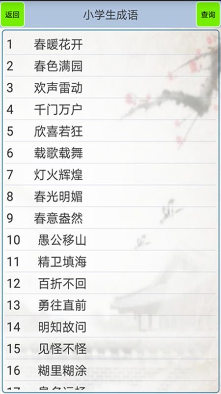 小學(xué)生成語(2)