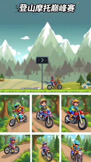 登山摩托巅峰赛(2)