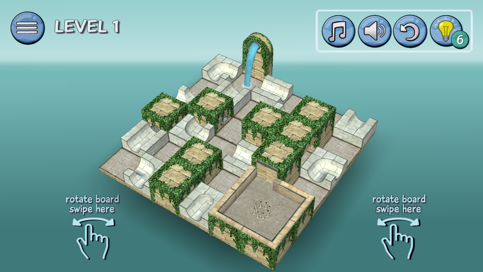 流水喷泉3D拼图(1)