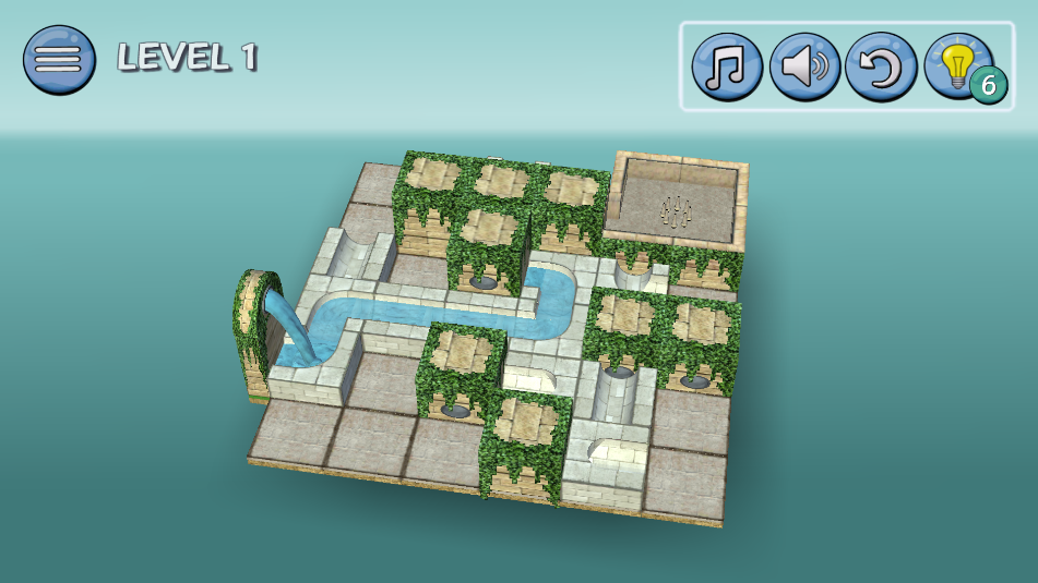 流水喷泉3D拼图(3)