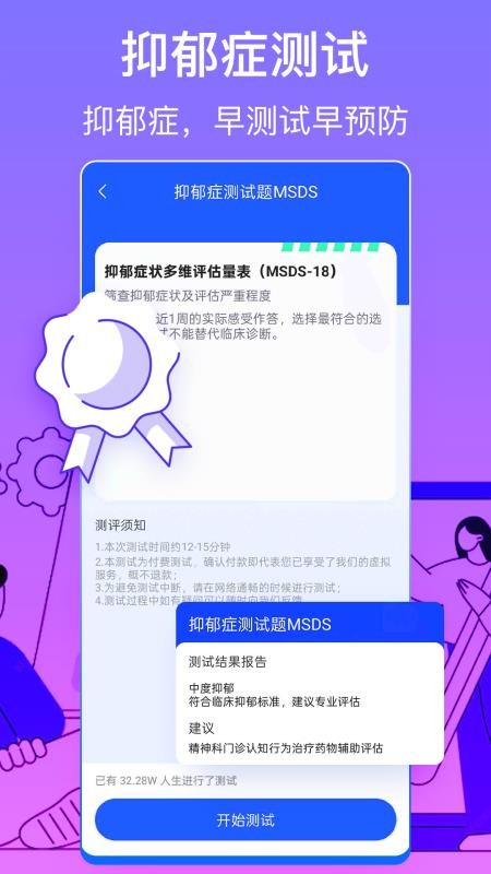 抑郁症心理健康测试(4)