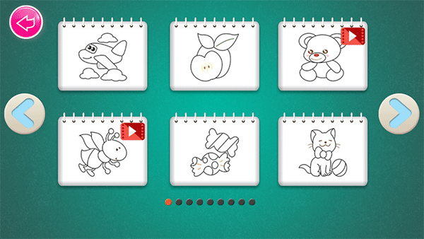 儿童涂色画画(1)