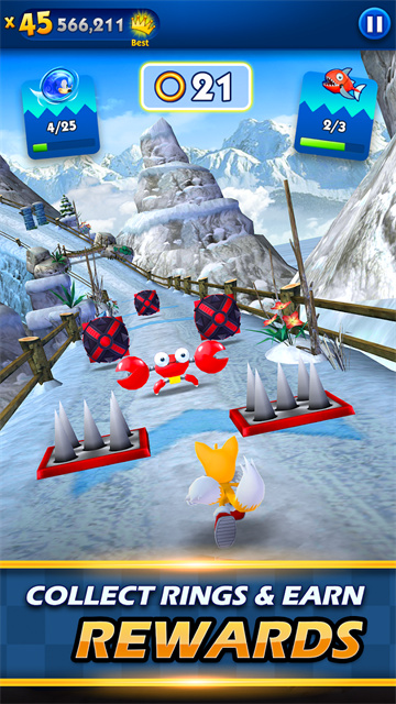 索尼克冲刺无限红星无限黄环无限钻石(3)