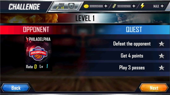 狂热篮球无限金币钞票版(7)