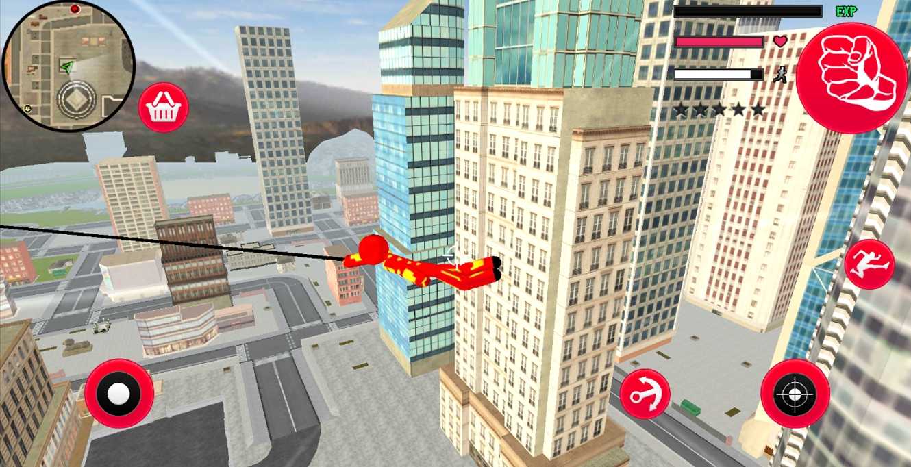 火柴人绳索英雄钢铁侠(3)