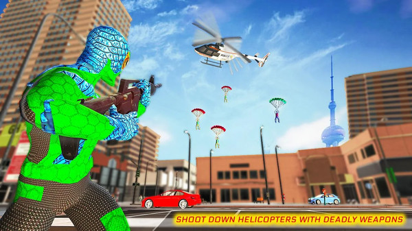 神奇蜘蛛绳索英雄修改器版(1)