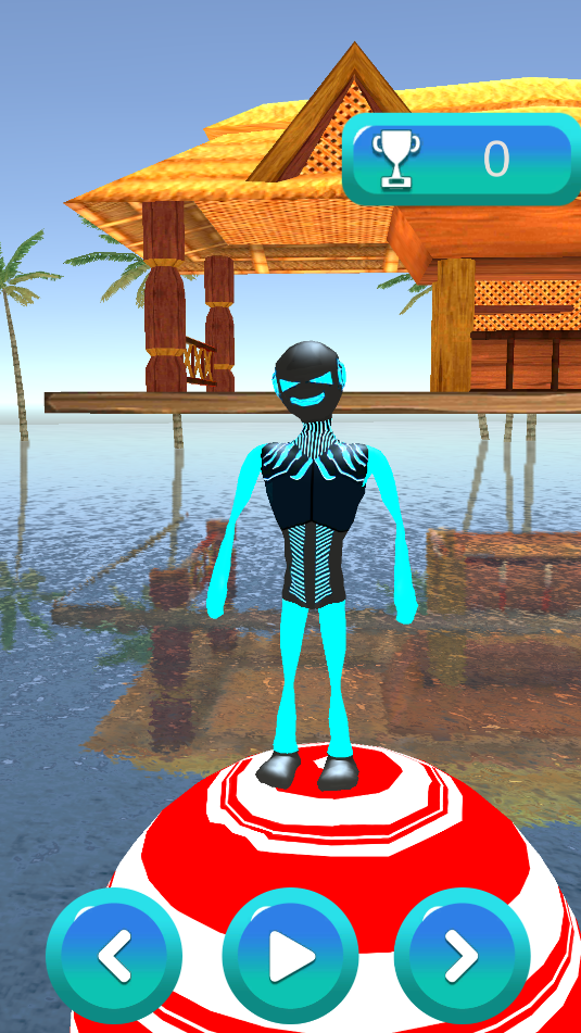 空闲棒翻转跳跃(2)